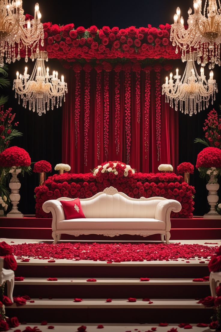 Beautiful wedding setup